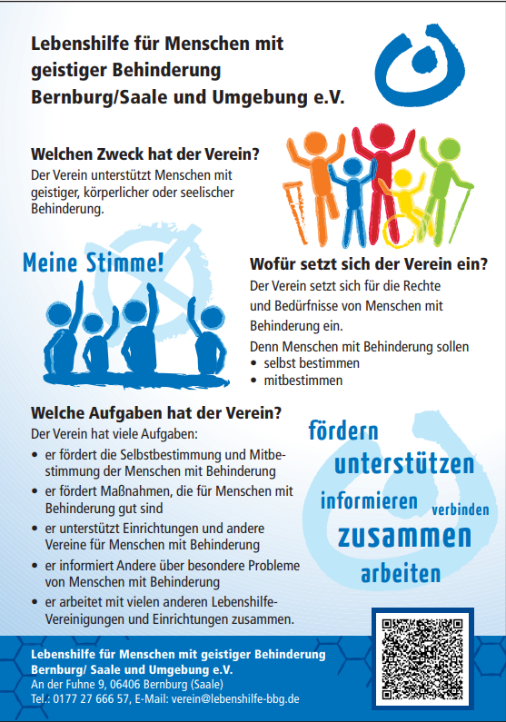 Verein Lebenshilfe für Menschen mit geistiger Behinderung Bernburg/ Saale und Umgebung e.V.